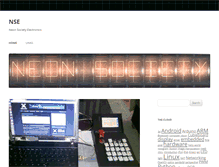 Tablet Screenshot of neon-society-electronics.com